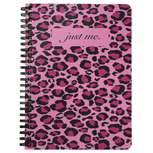 Pink Leopard Lined Journal
