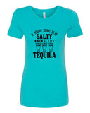 "Bring the Tequila" Crew Neck T-Shirt