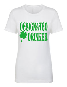 "Designated Drinker" Crew Neck T-Shirt